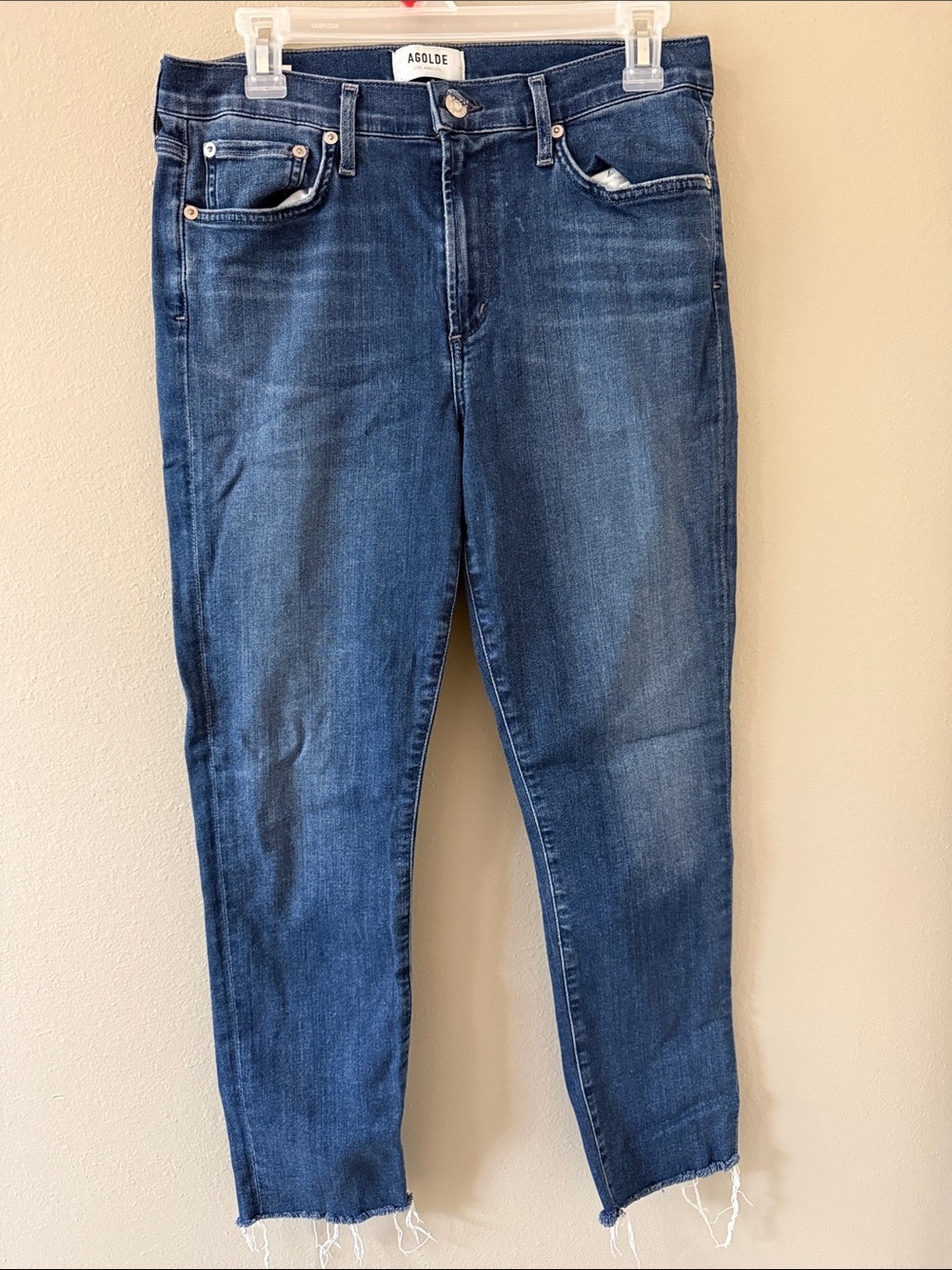 Agolde Indigo Blue Slim womens Jeans